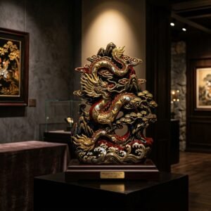 Tượng décor sơn mài