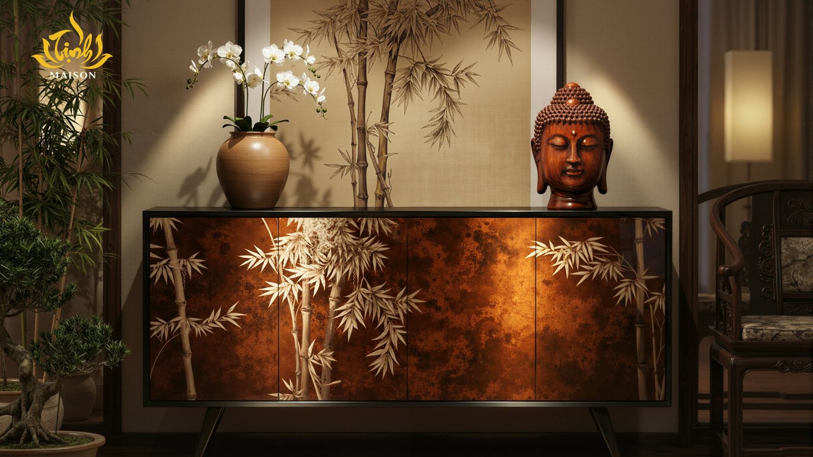 Tủ sơn mài Hoàng Trúc - Image 6