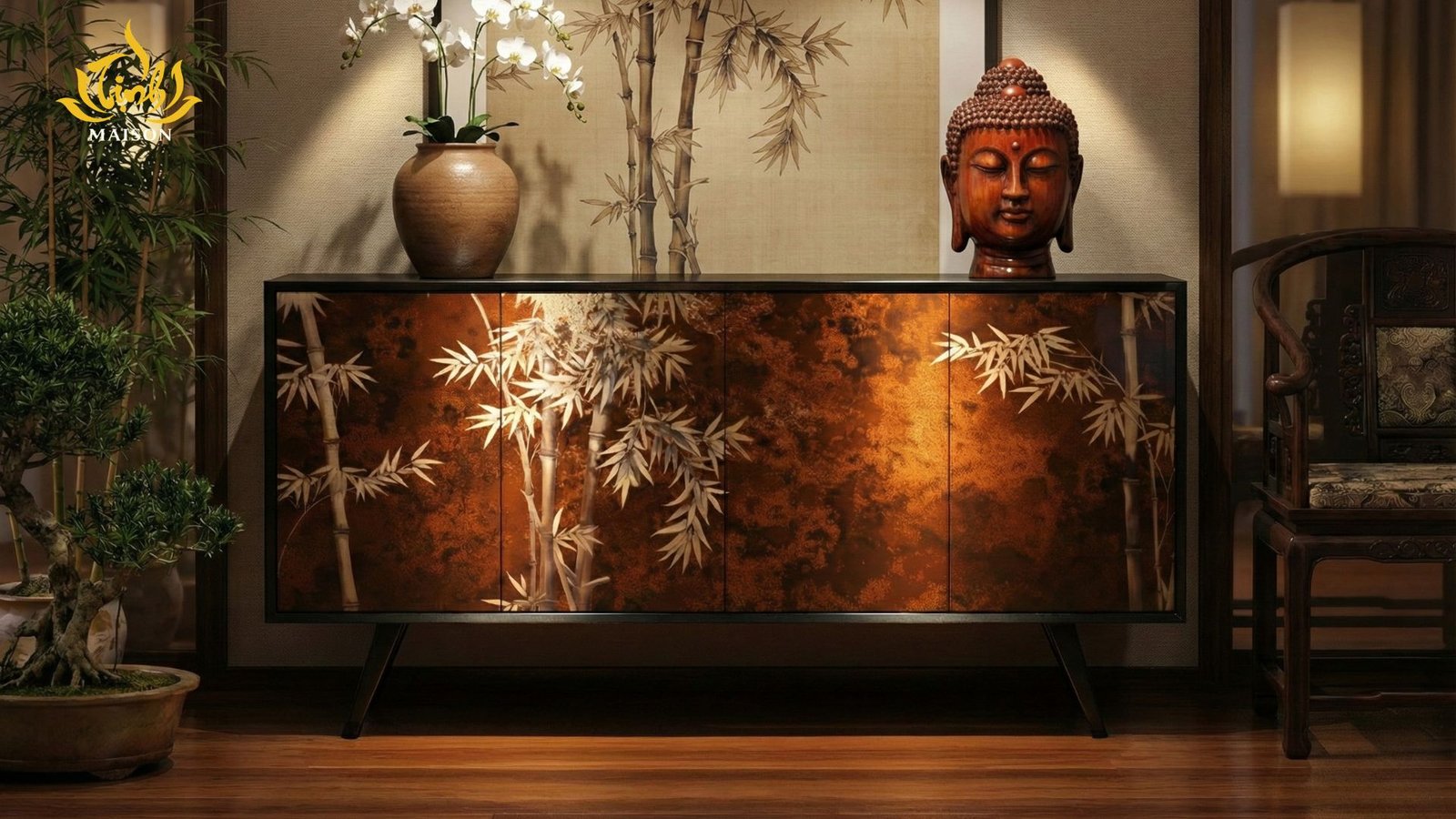 Tủ sơn mài Hoàng Trúc - Image 3